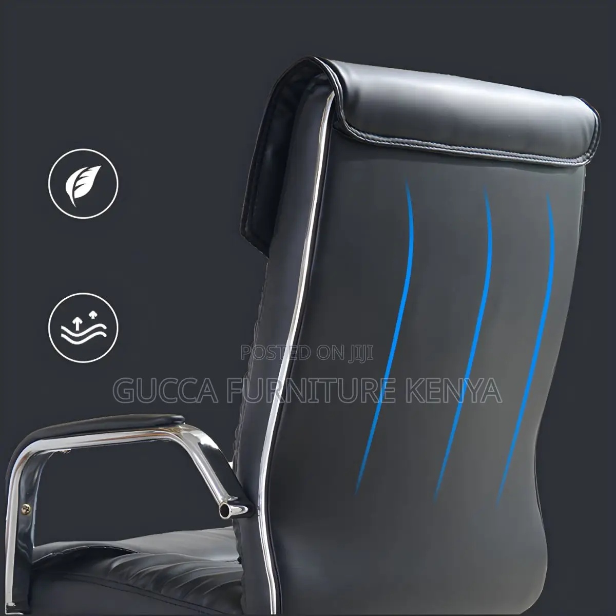 Office Chairs: High Back Ergonomic Leather Desk Work Chair