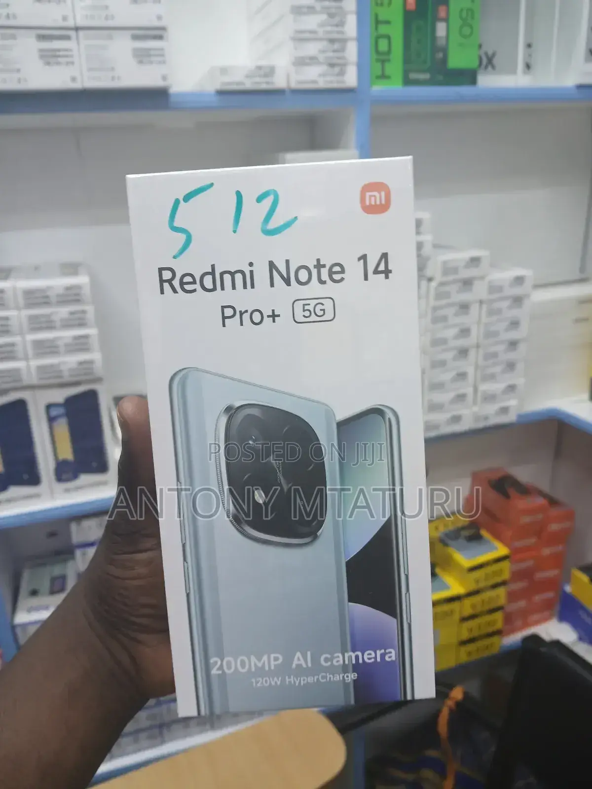 New Xiaomi Redmi Note 14 Pro+ 5G 512 GB Black