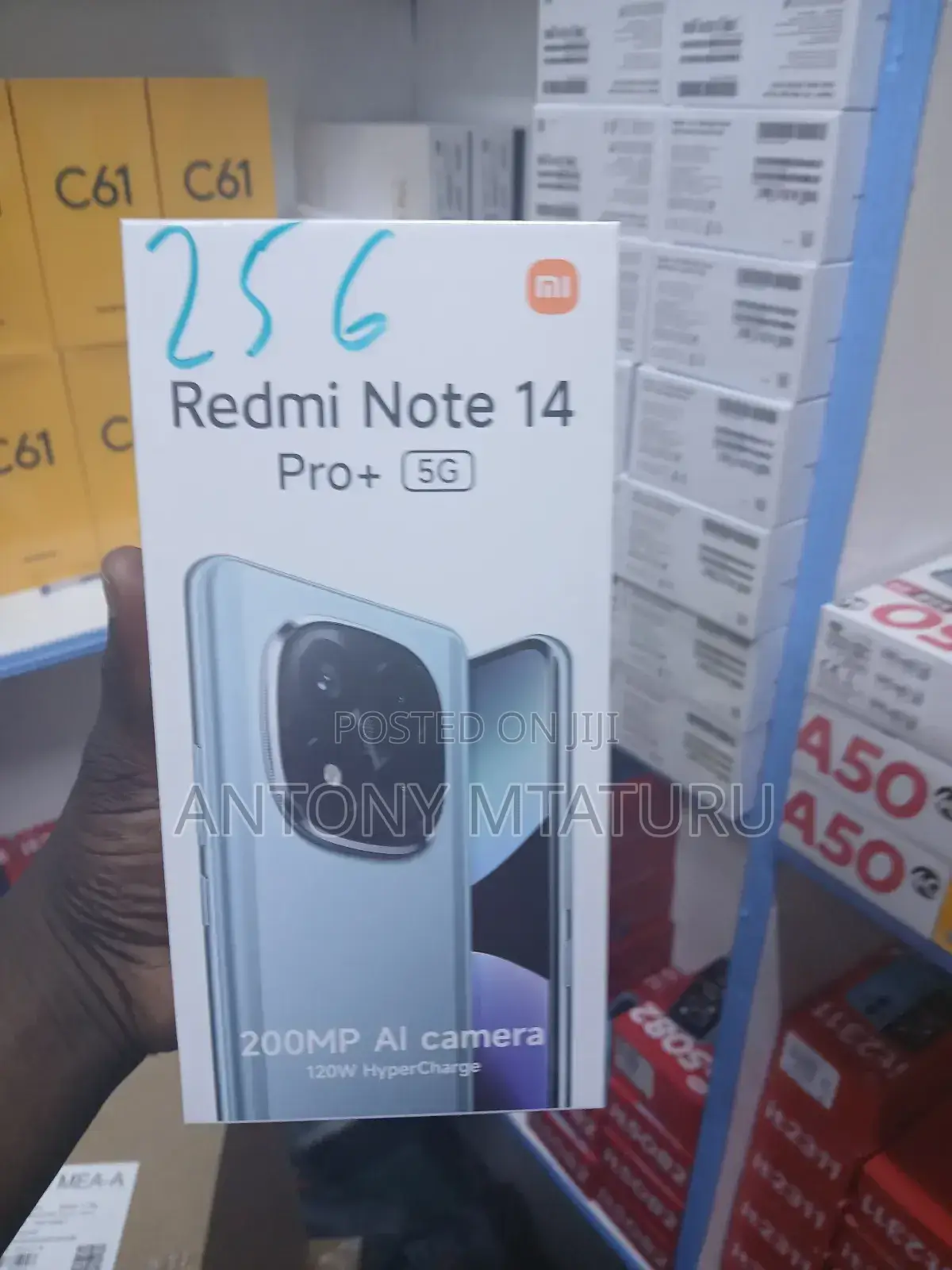 New Xiaomi Redmi Note 14 Pro+ 5G 256 GB Black