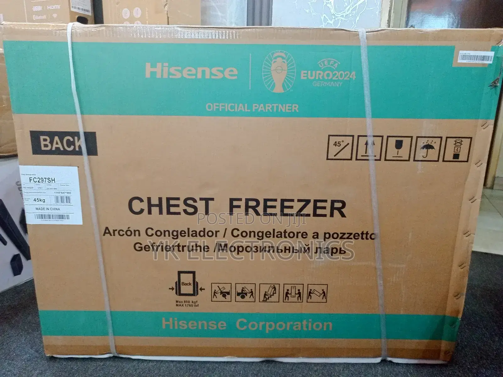 Hisense 297 Liters Fc297sh Dual Chest Freezer