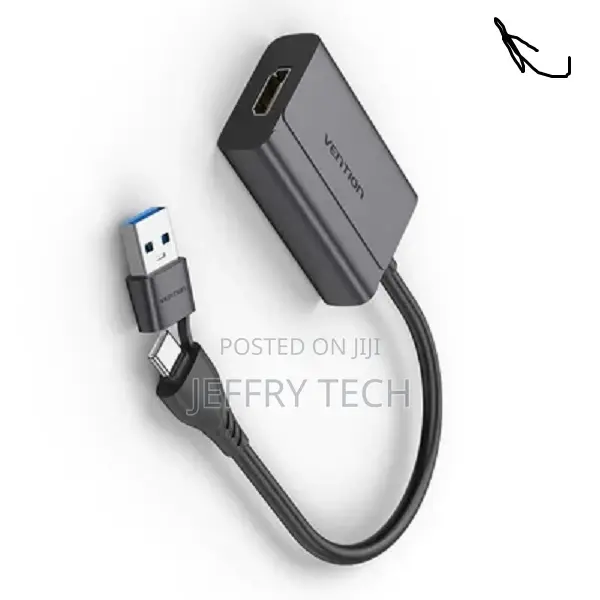 Vention USB-C + USB-A to HDMI Adapter 0.15 Meters - ACYHB