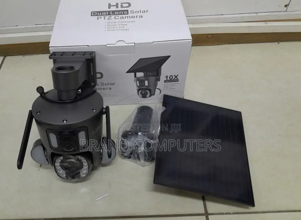 4MP Dual Lens 4G Solar Powered Outdoor With Full Color