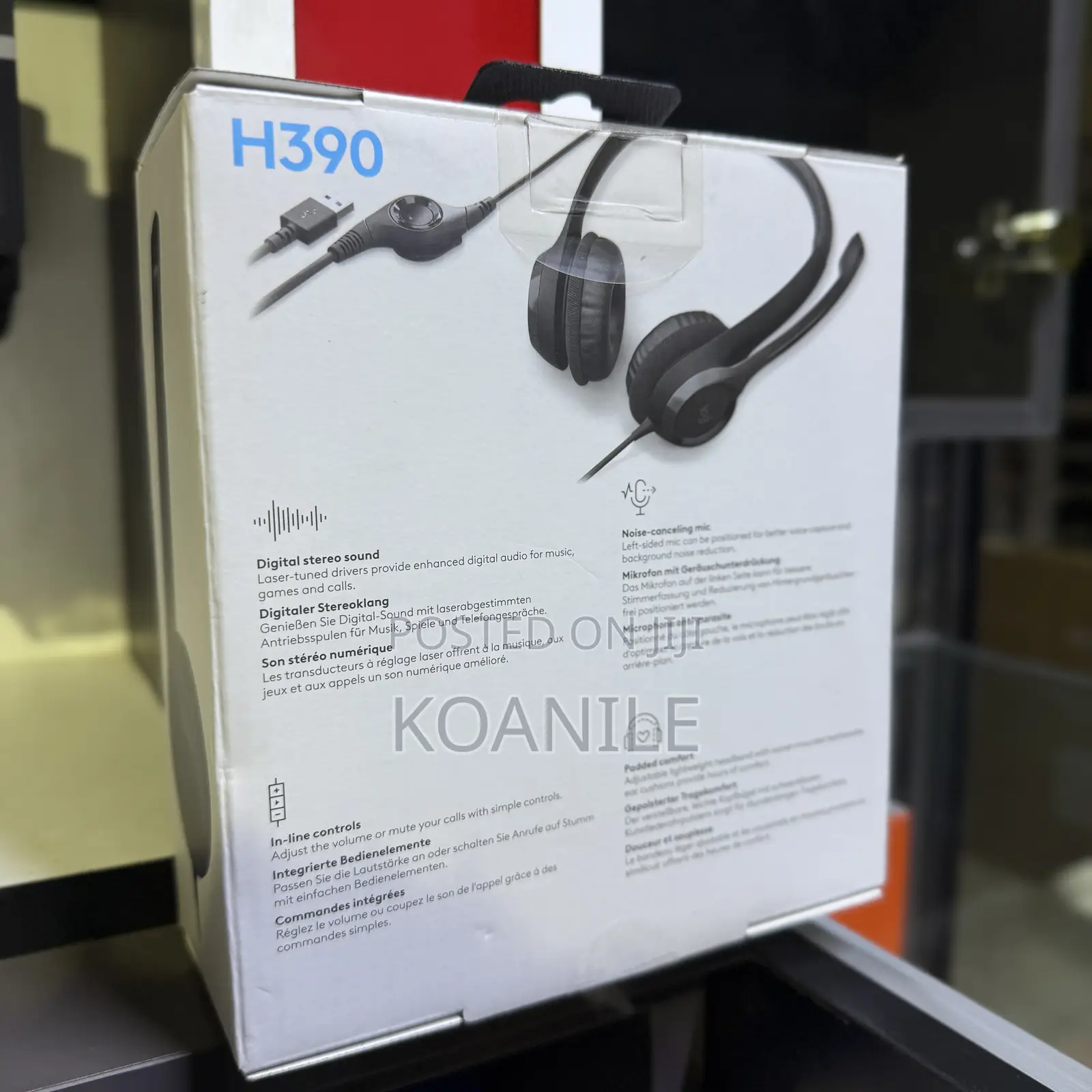 Logitech H390 Headphones!! Logitech H390 USB Headphones!!