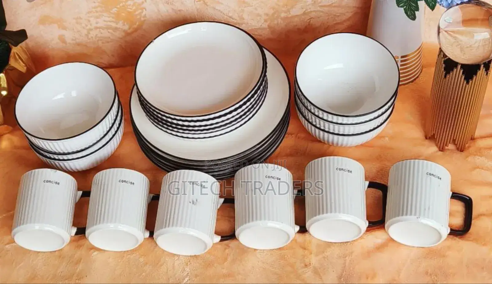 24pc Japanese Dinner Set