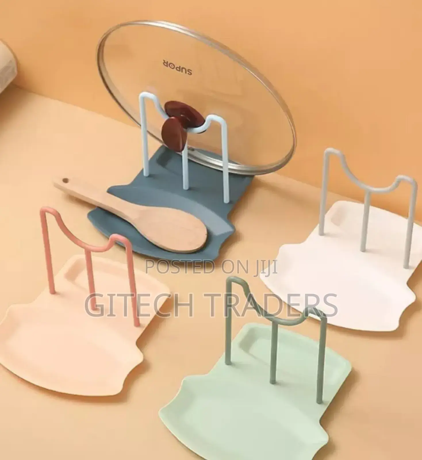 *Spoon Rest and Pot Lid Holder Combo