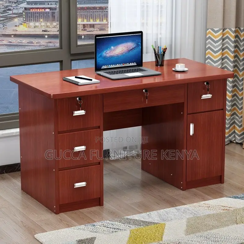 Office Tables:120cm Modern Rectangular Boss Simple Work Desk
