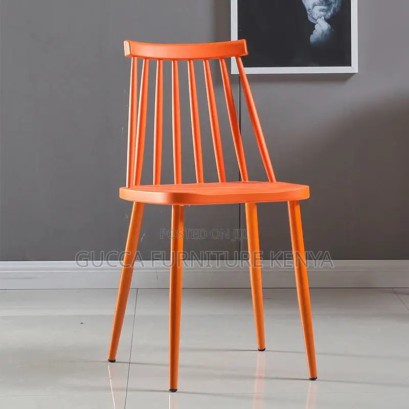 Home Chairs: Multicolor Plastic Back Dining Room Chair