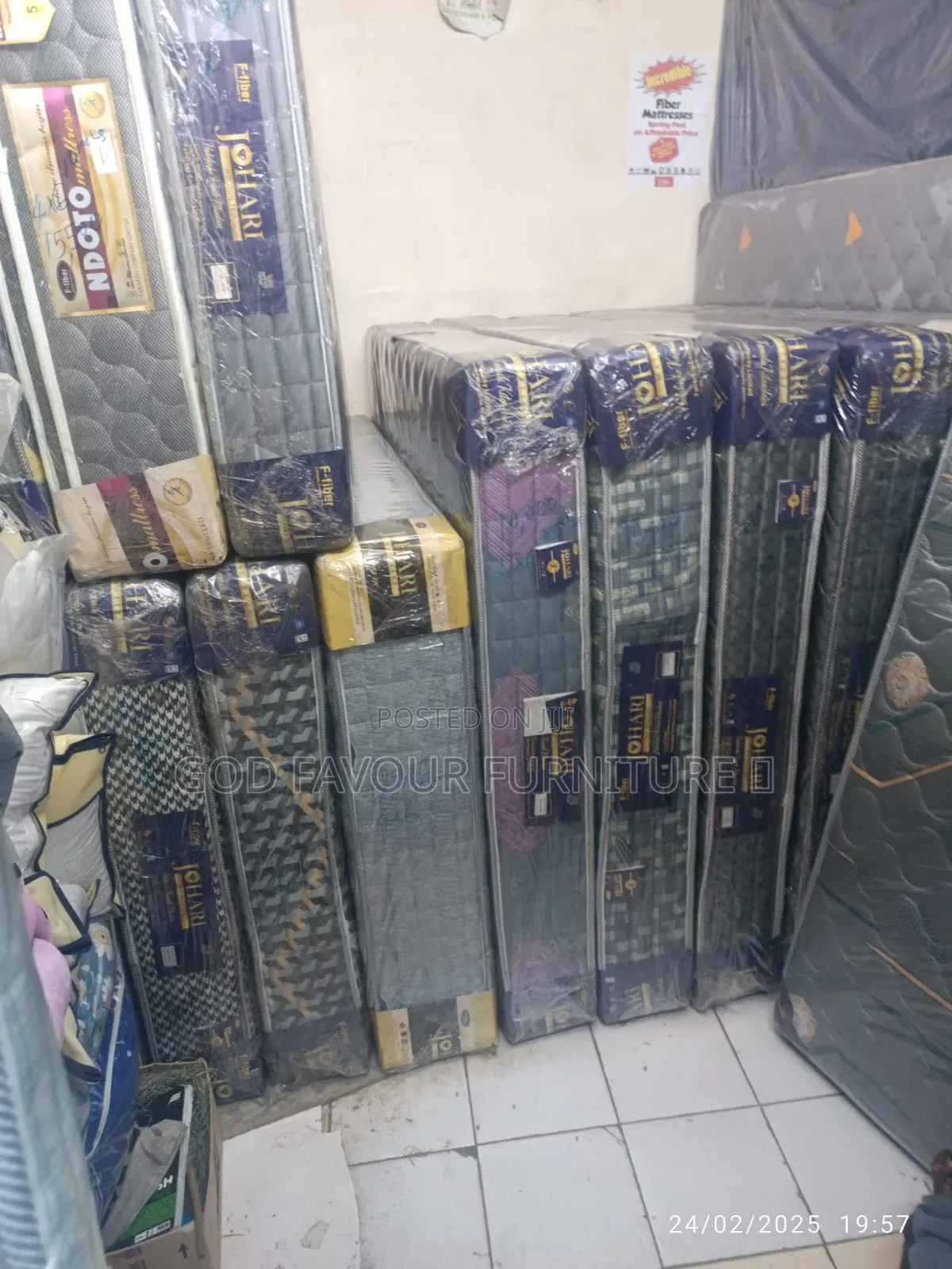 Firm Fibre Matress Size 4 by 6 Tf7hb