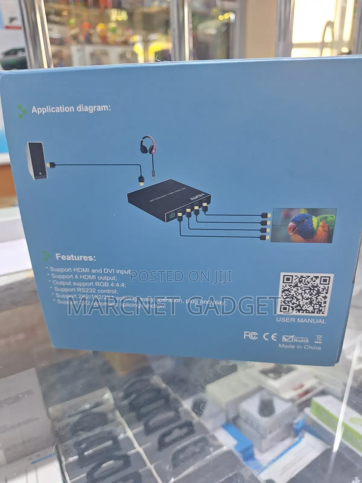 High Defination 2×2 Video Wall Controller