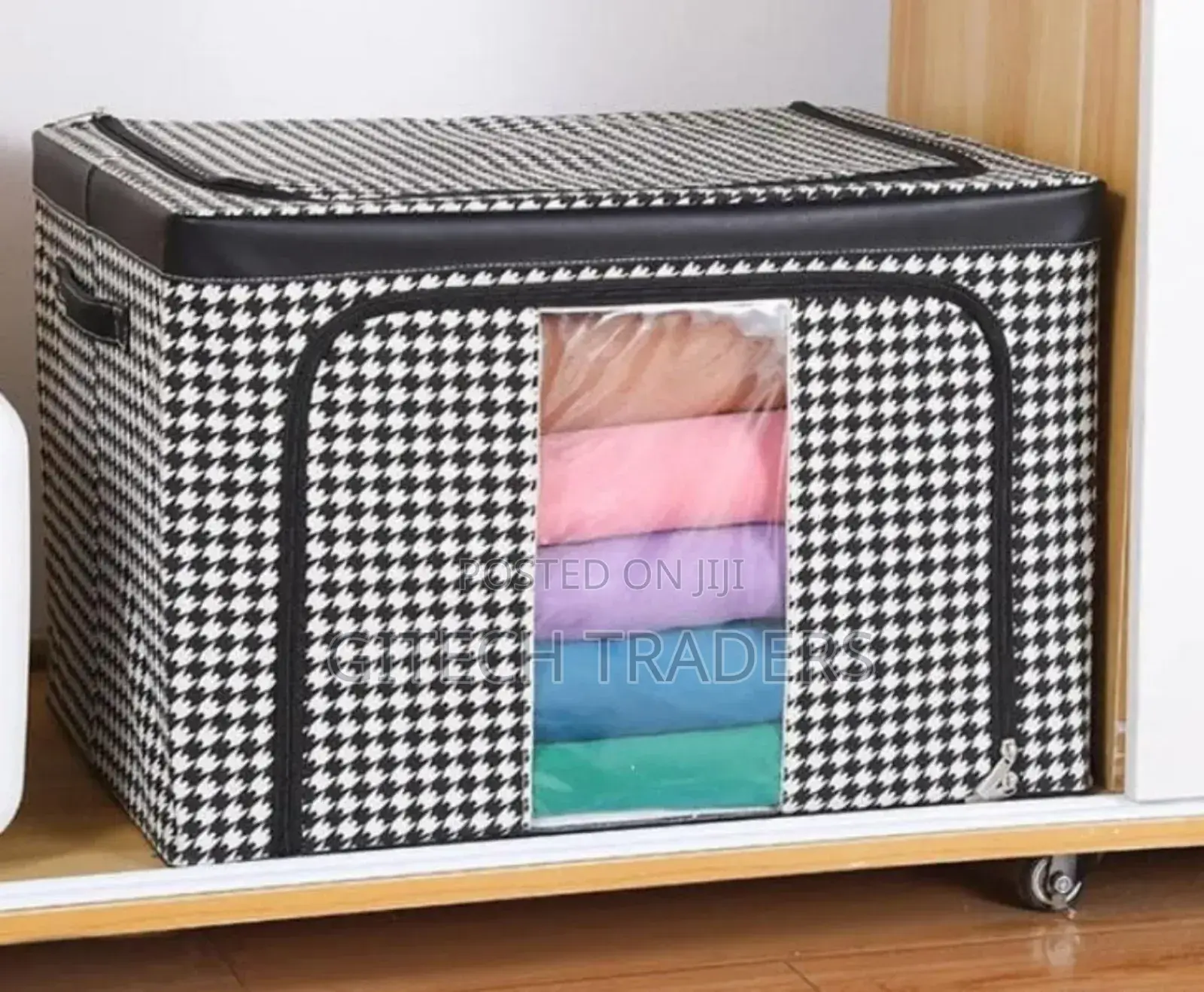 *Checked Multipurpose Storage Box