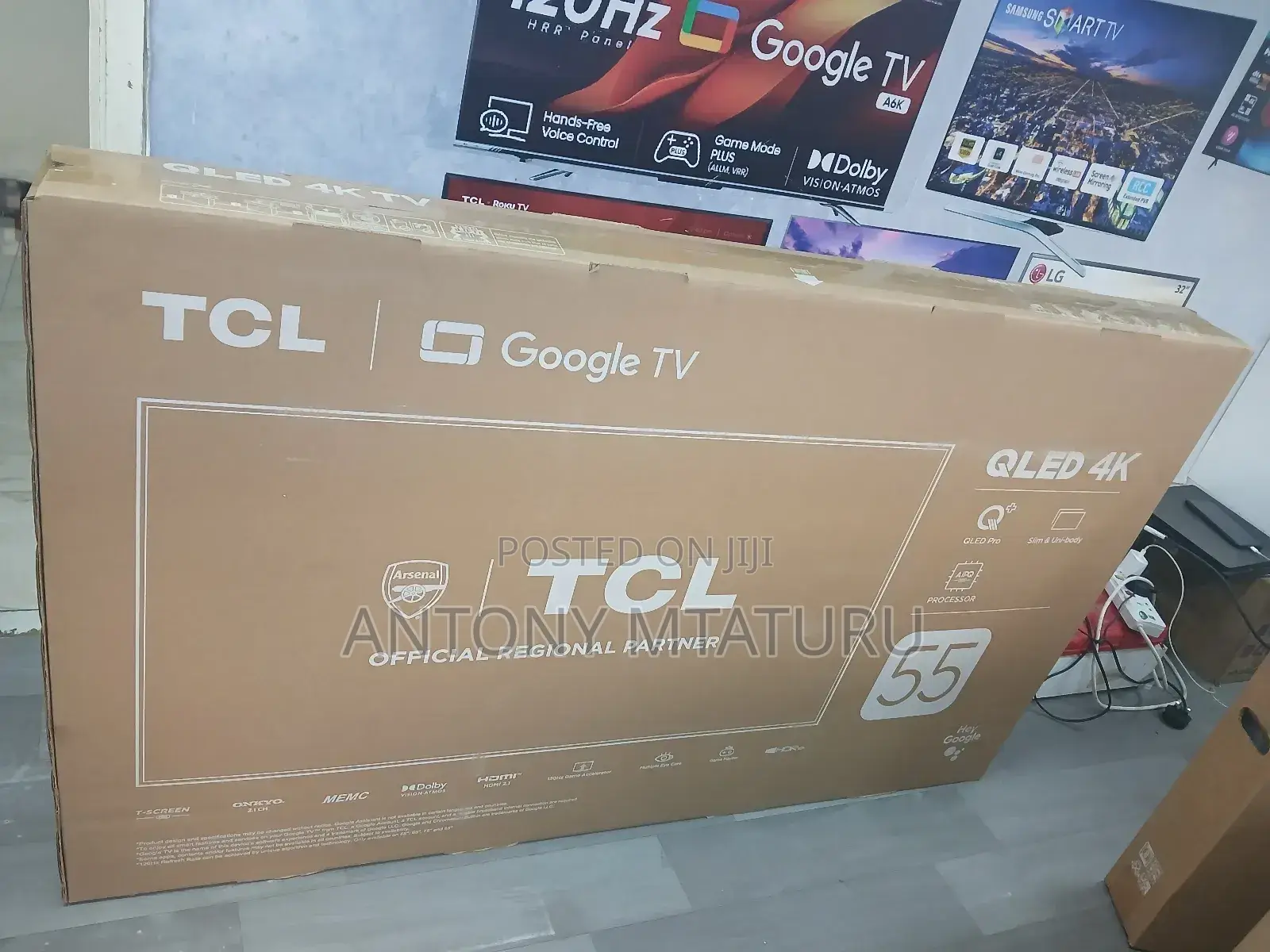 TCL 55′′ C655 (New 2024) Qled Pro Smart Google Tv – 55c655