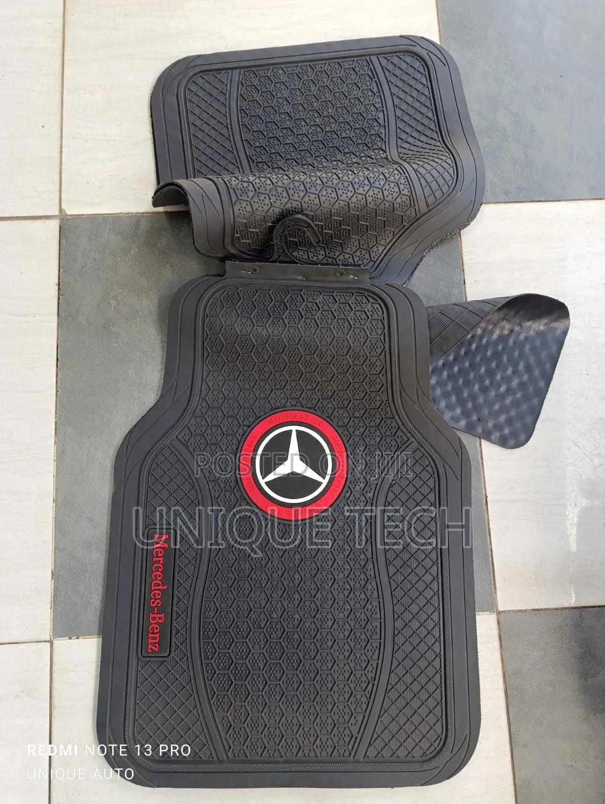 Universal Fit Mercedes-Benz Rubber Floor Mat Set