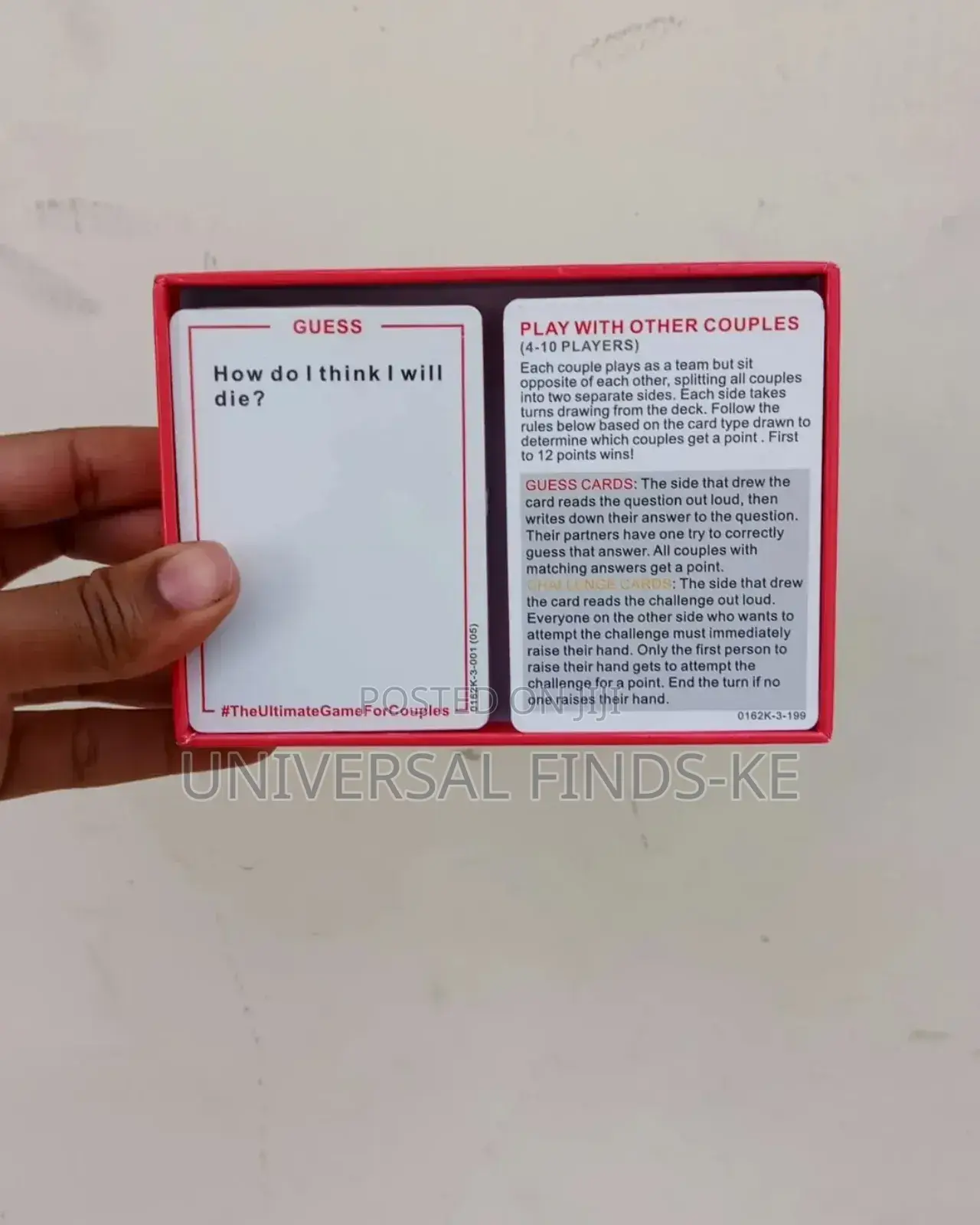 The Ultimate Game for Couples Card Game