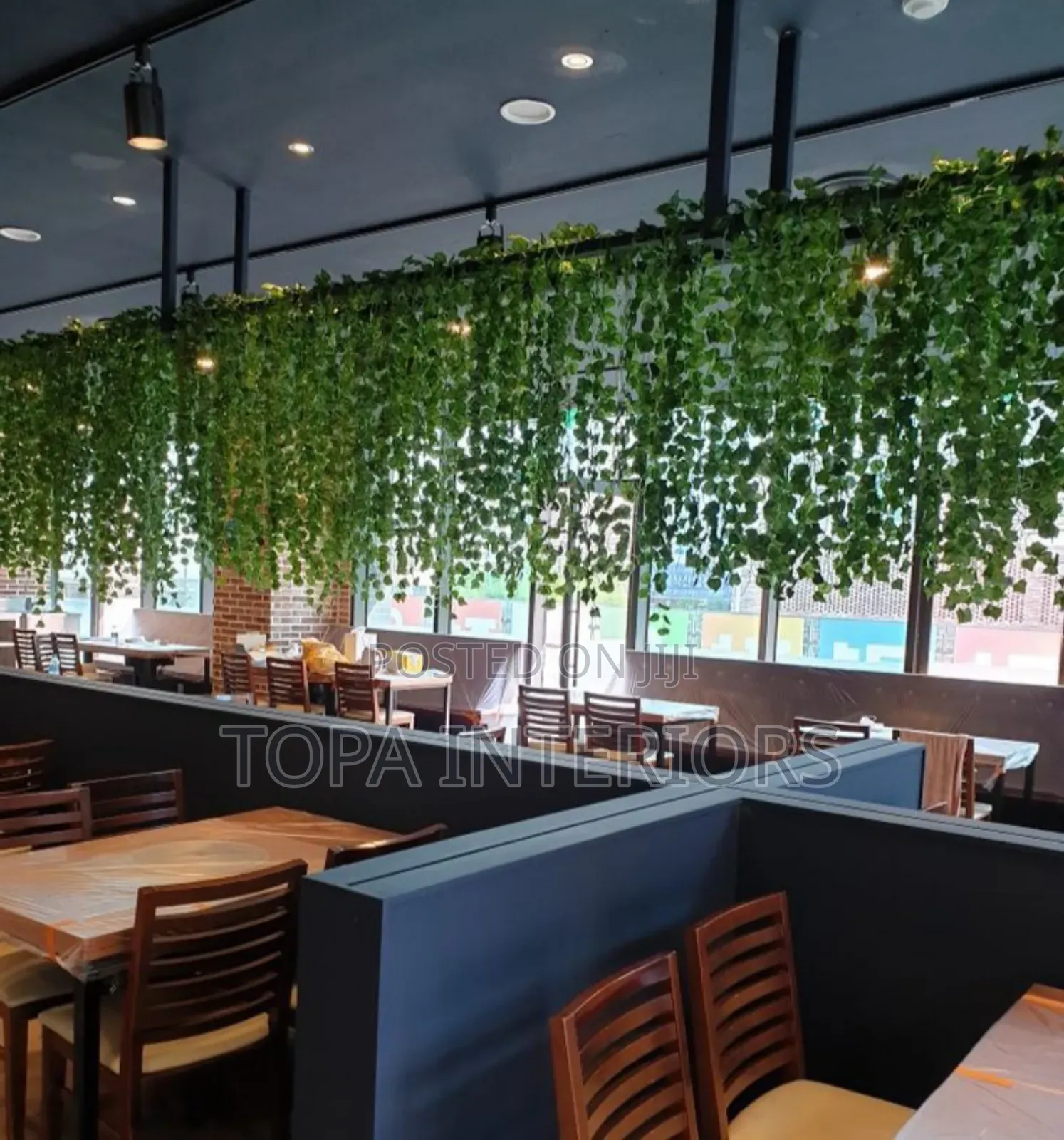 Artificial House Plants Hanging Decor Leaves