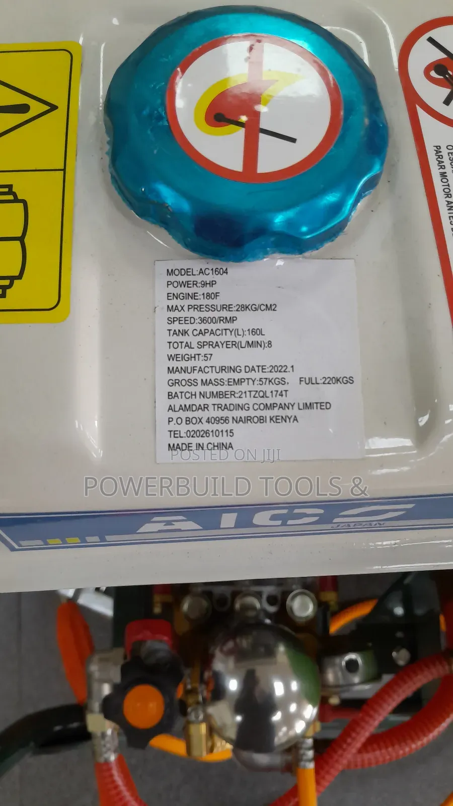 Hand Push 160l Aico Sprayer/Trolley Sprayer