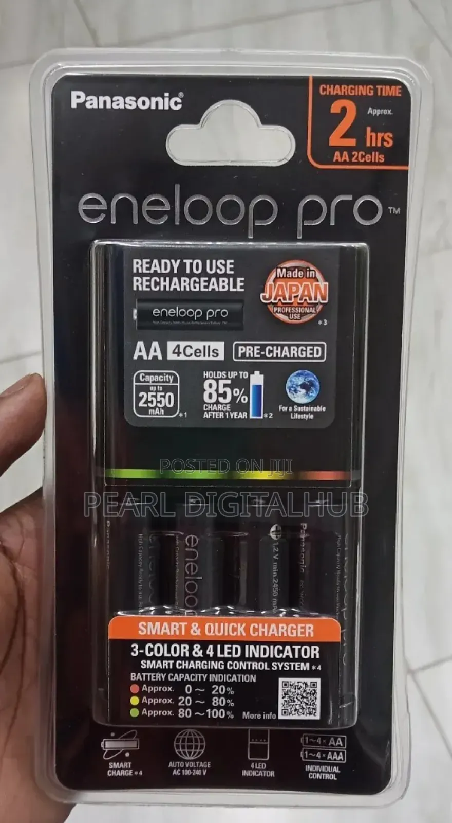 Panasonic Eneloop Pro Aa 4 Cells Charger
