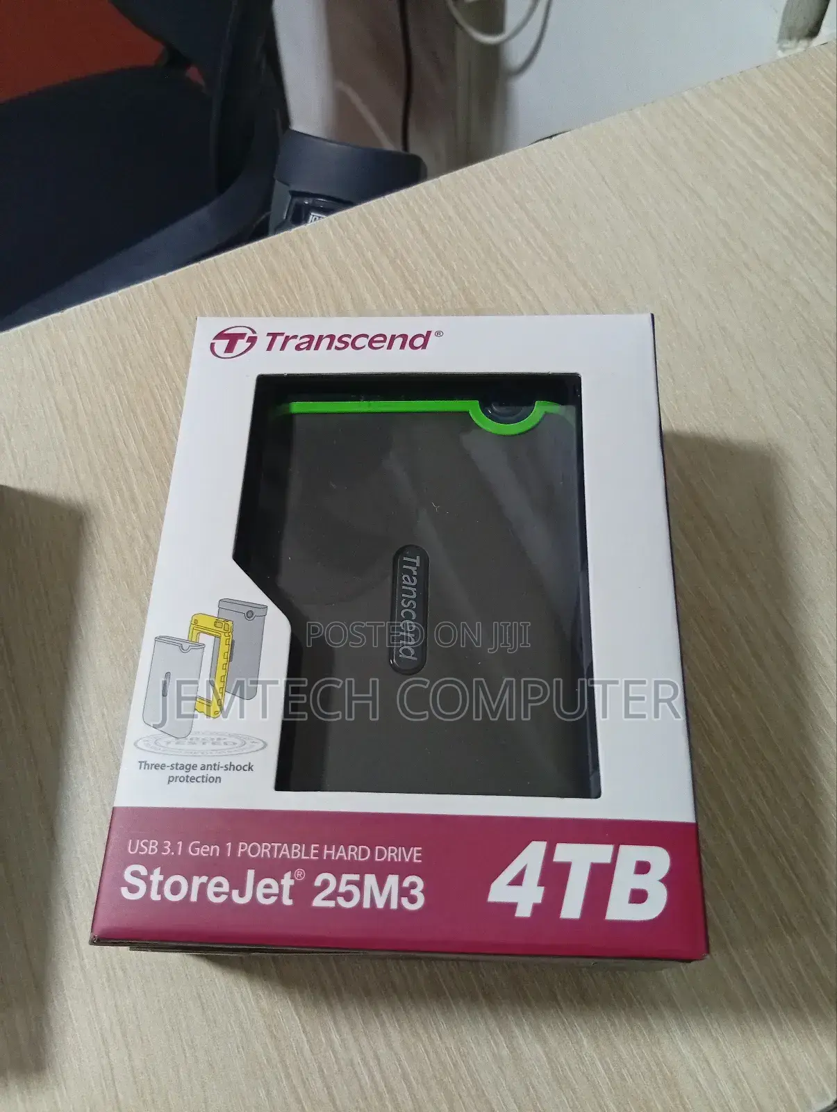 Transcend External HDD 4tb - Iron Grey - Ts4tsj25m3s