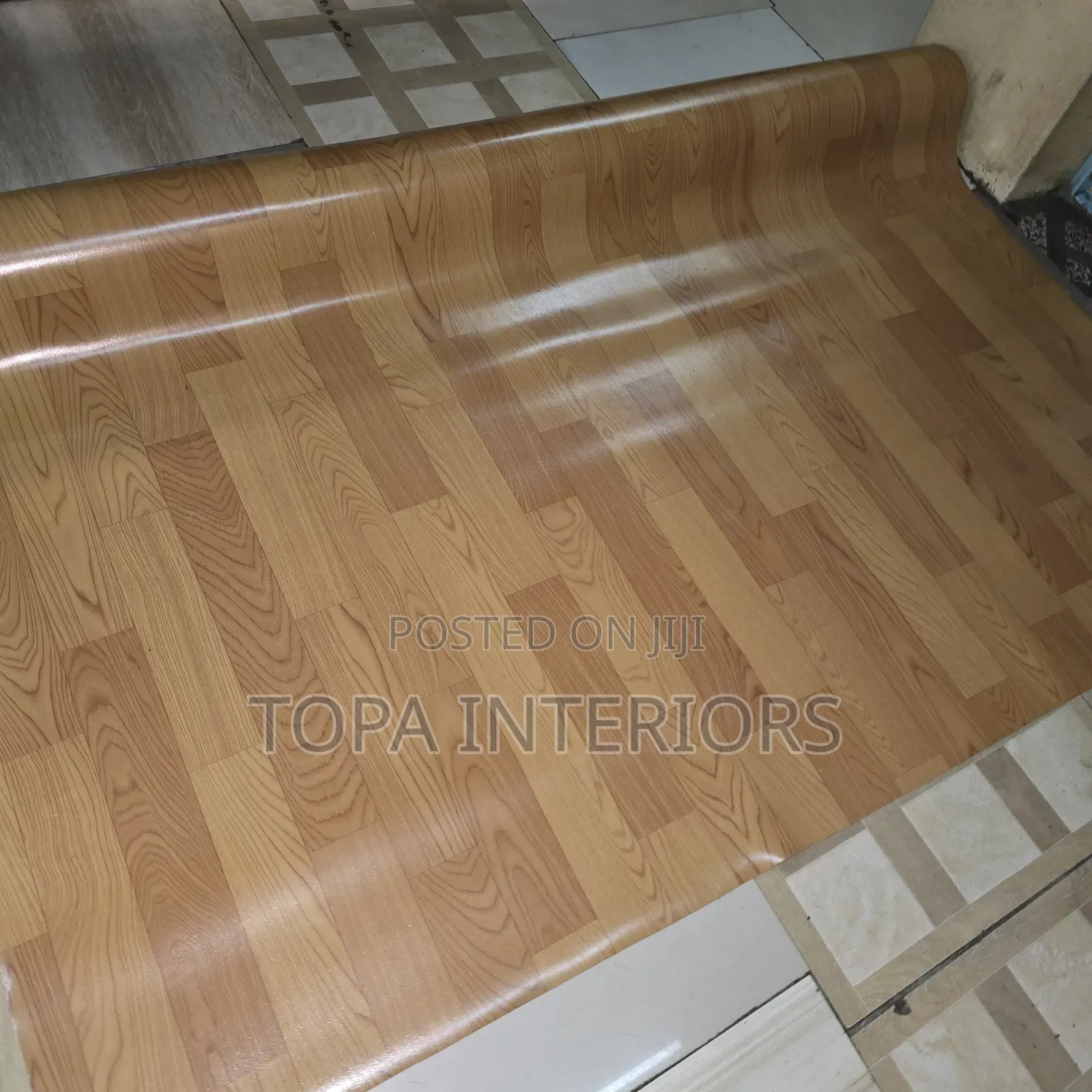 Wooden Look Feel Vinyl Flooring Waterproof Carpets
