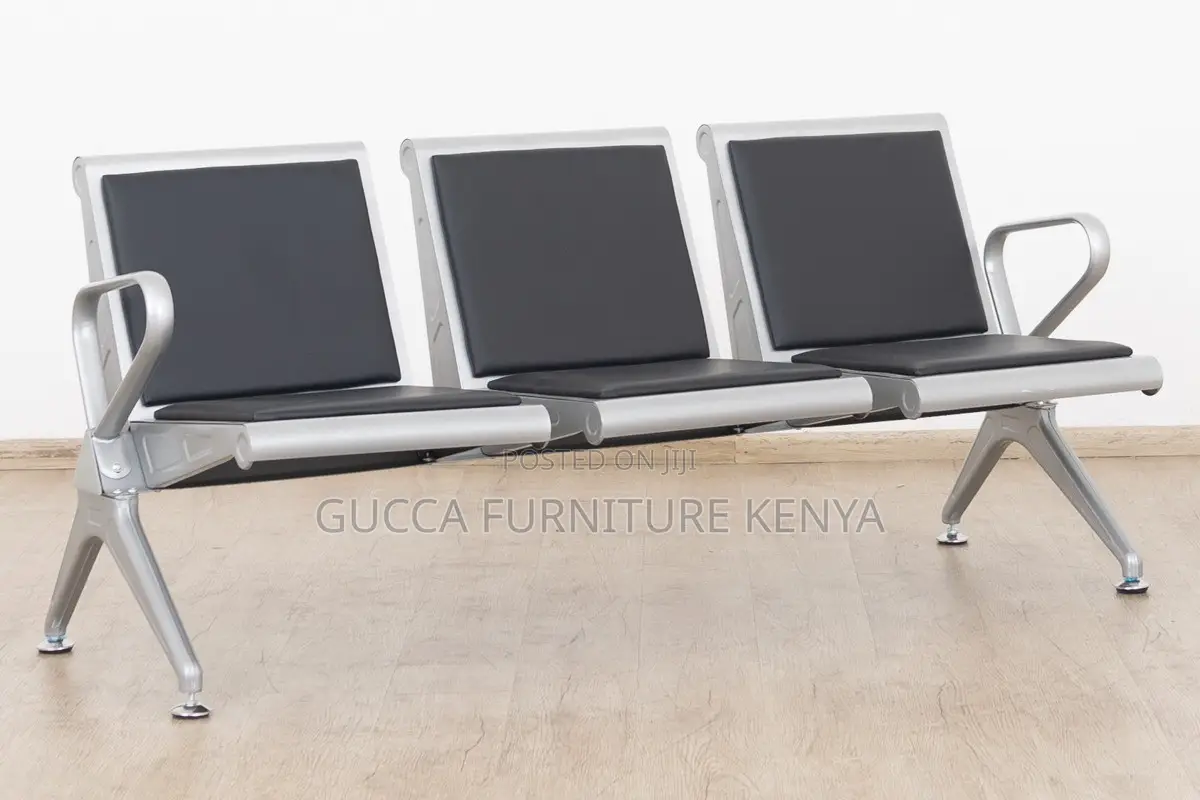Benches: 3-Link Full Padded Heavy Duty Waiting Bench