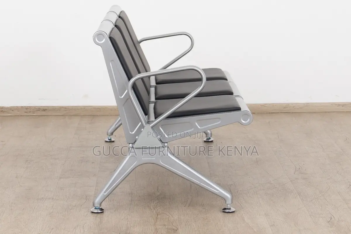 Benches: 3-Link Full Padded Heavy Duty Waiting Bench