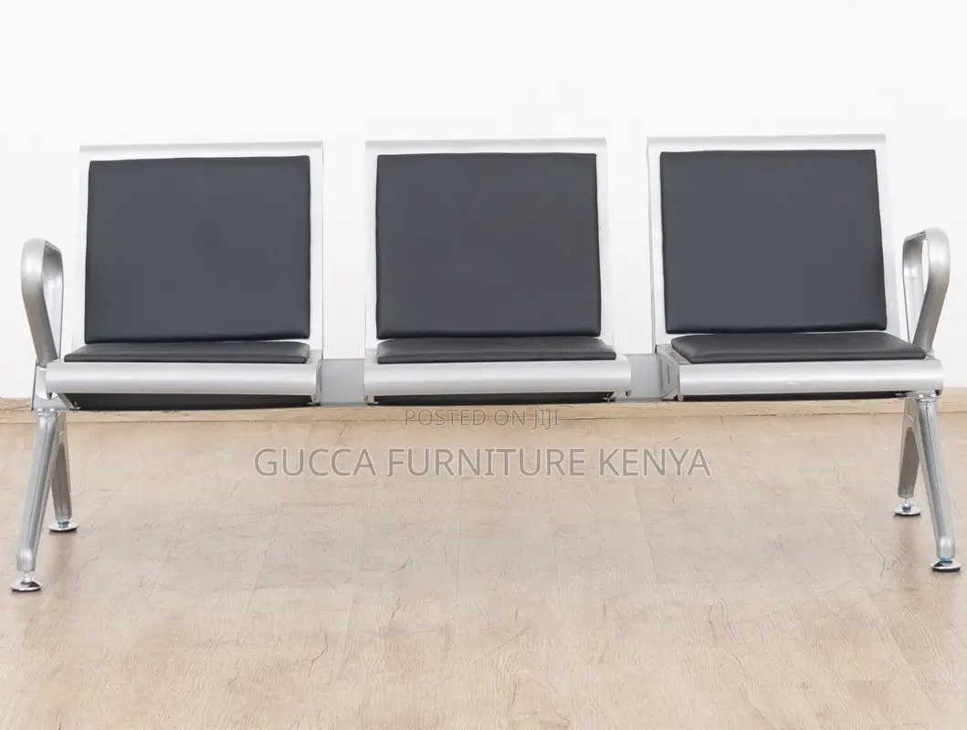 Benches: 3-Link Full Padded Heavy Duty Waiting Bench