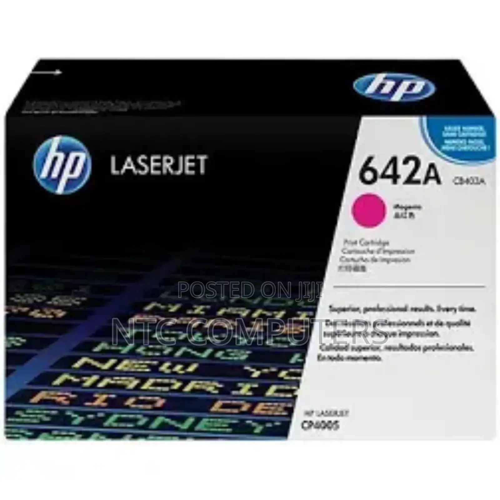 Hp 642a Magenta Original Laserjet Toner Cartridge (Cb403a