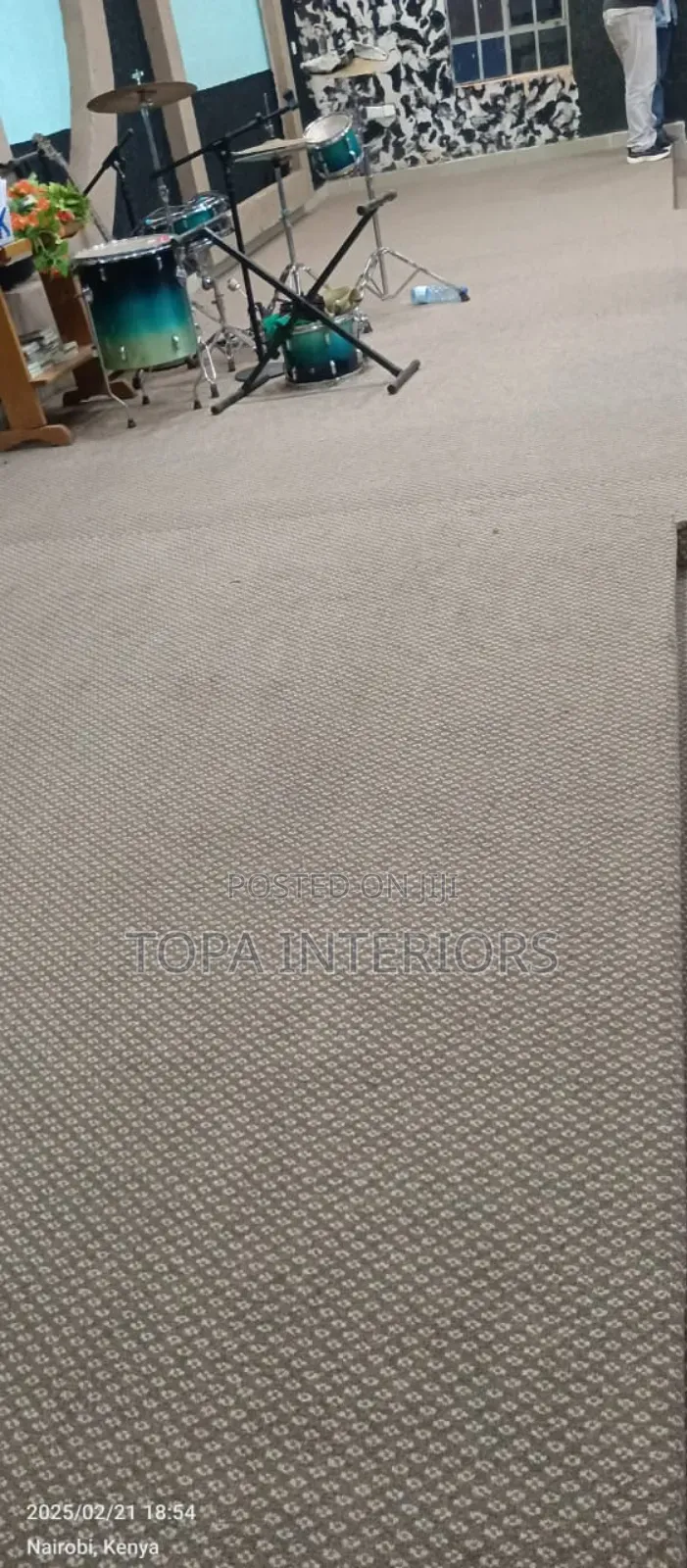 Flooring Installation Wall to Wall Carpets Office and Church