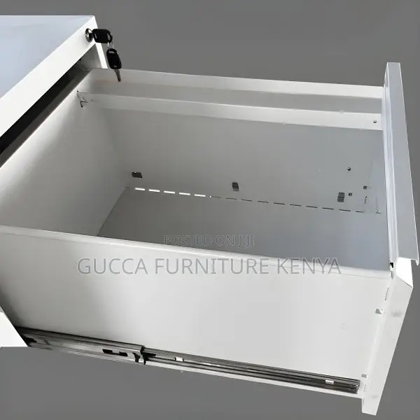 Cabinets: Filing Cabinet 4-Drawer in Metal Frame for Office