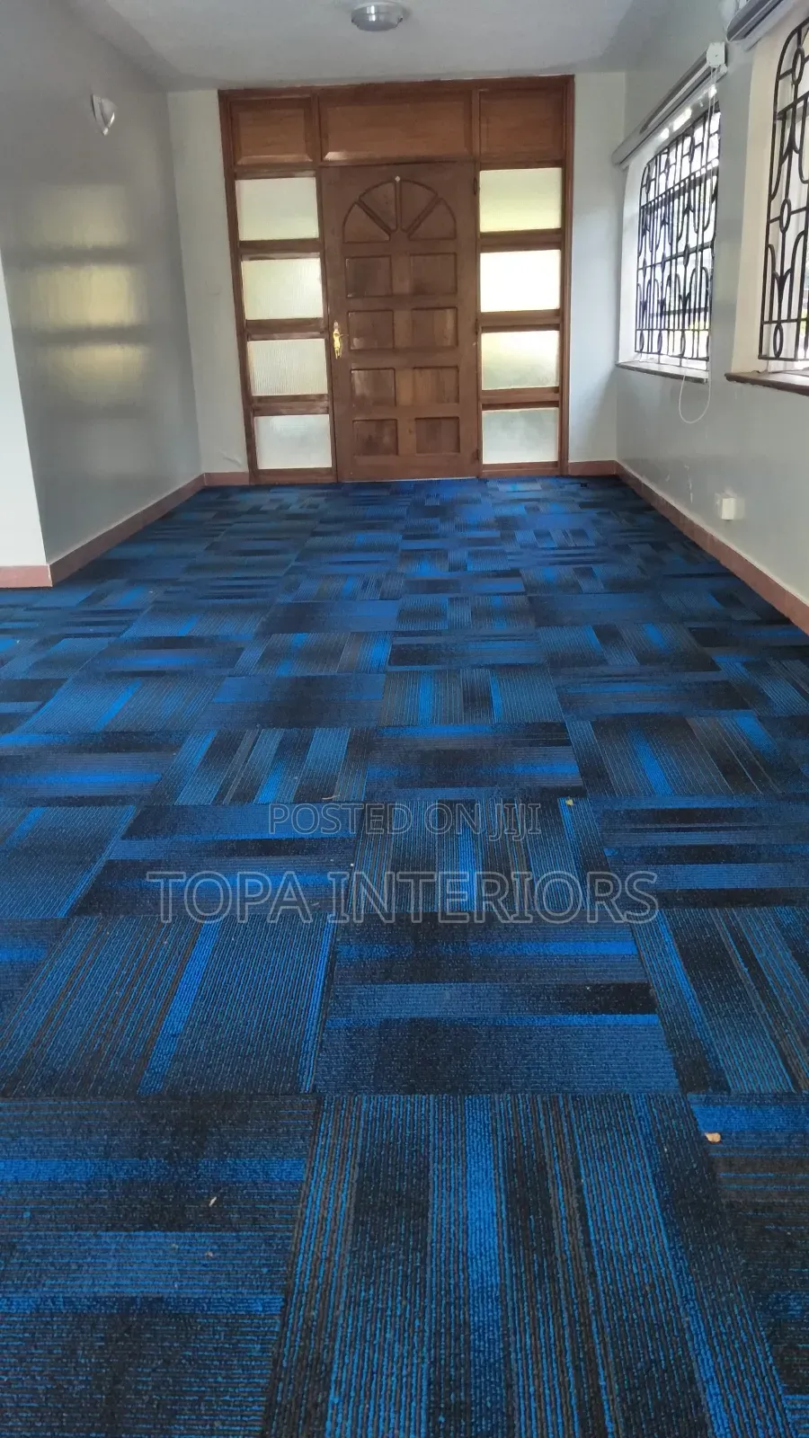 Modern PVC Tile Carpets With Rubber Wall to Wall Carpets