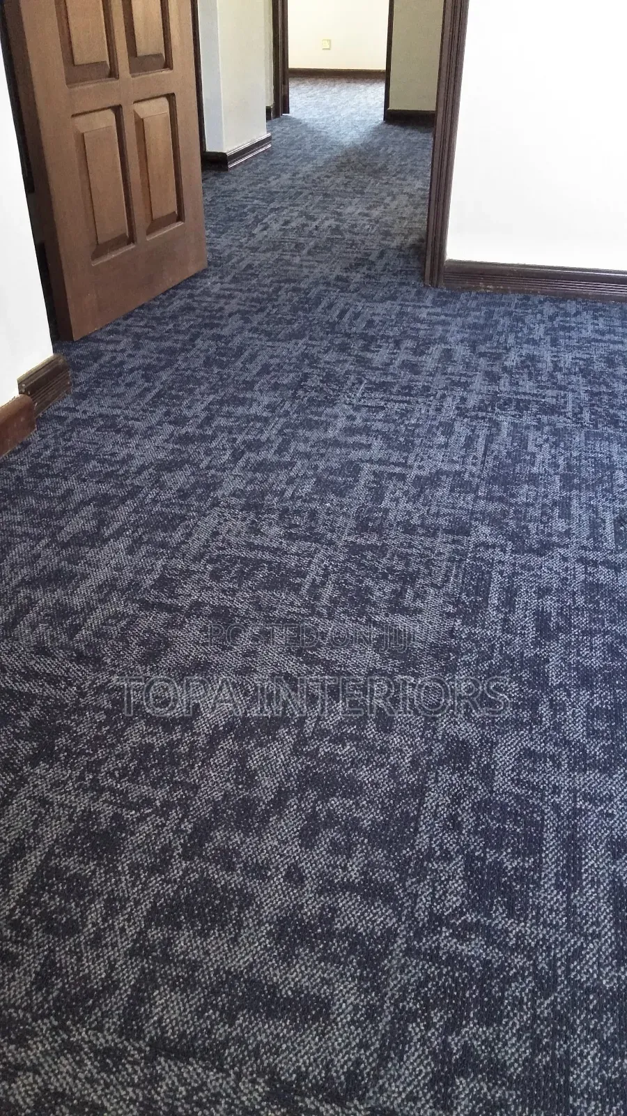Heavy Duty Office Carpet Tiles With Underside Rubber