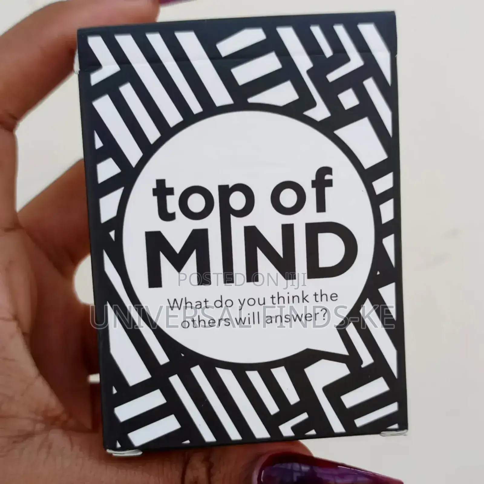 Top of Mind Card Game What Do You Think the Answer Will Be