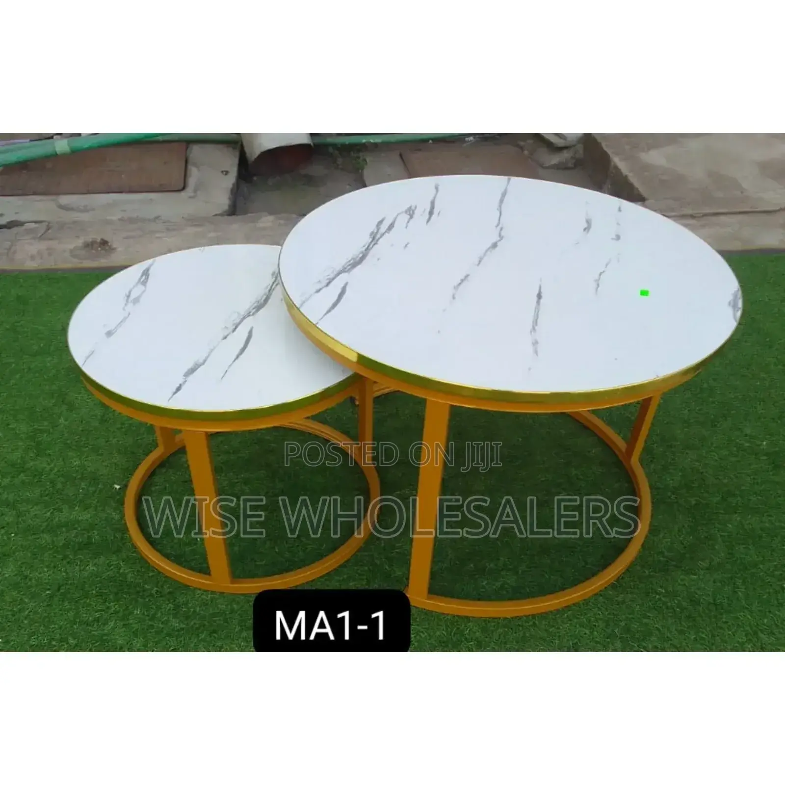 White Nesting Coffee Table Marble Effect √°