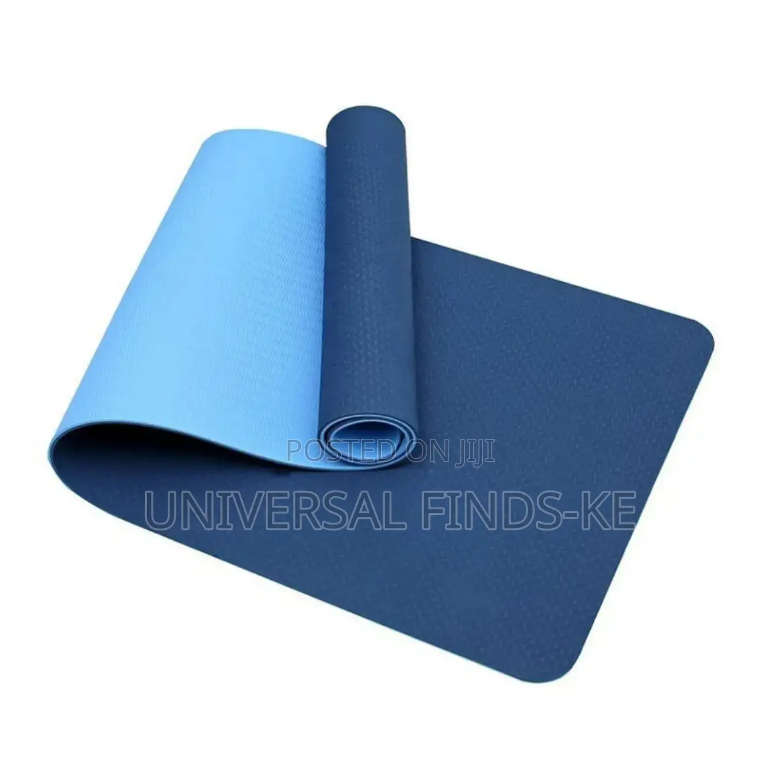 Durable Blue Yoga Mat-Anti Slip With a Bag Straps