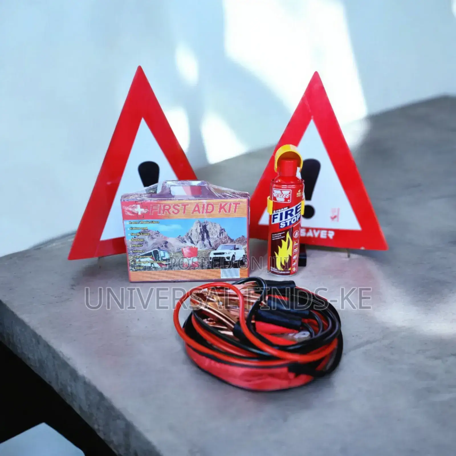4-in-1 Emergency Car Kit – Jump Starter, Tyre Inflator