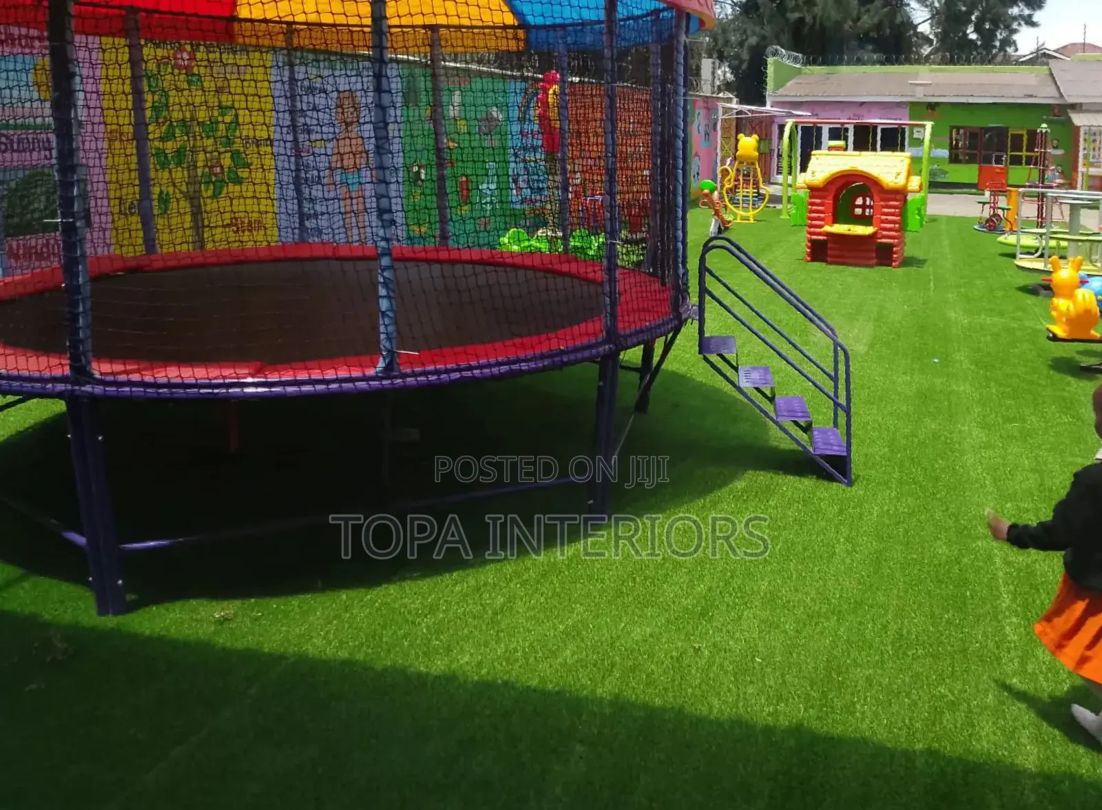 Kids Playground Artificial Green Grass Carpets for Schools