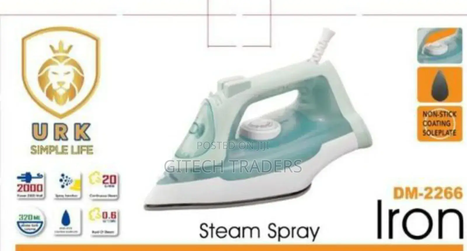 *Eurochef Big Steam Iron
