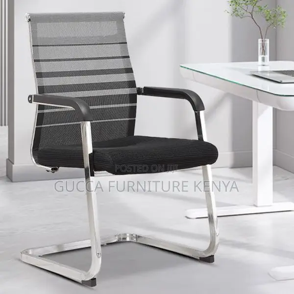 Office Chairs: Fixed Mid Back Conference Style Seating