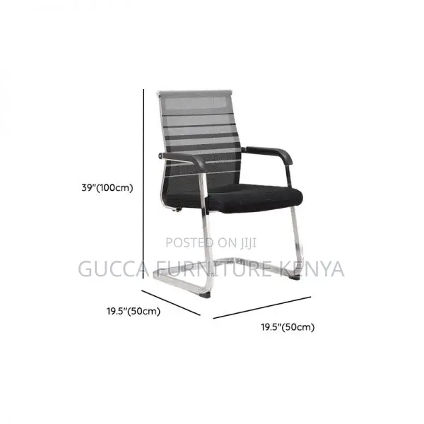Office Chairs: Fixed Mid Back Conference Style Seating