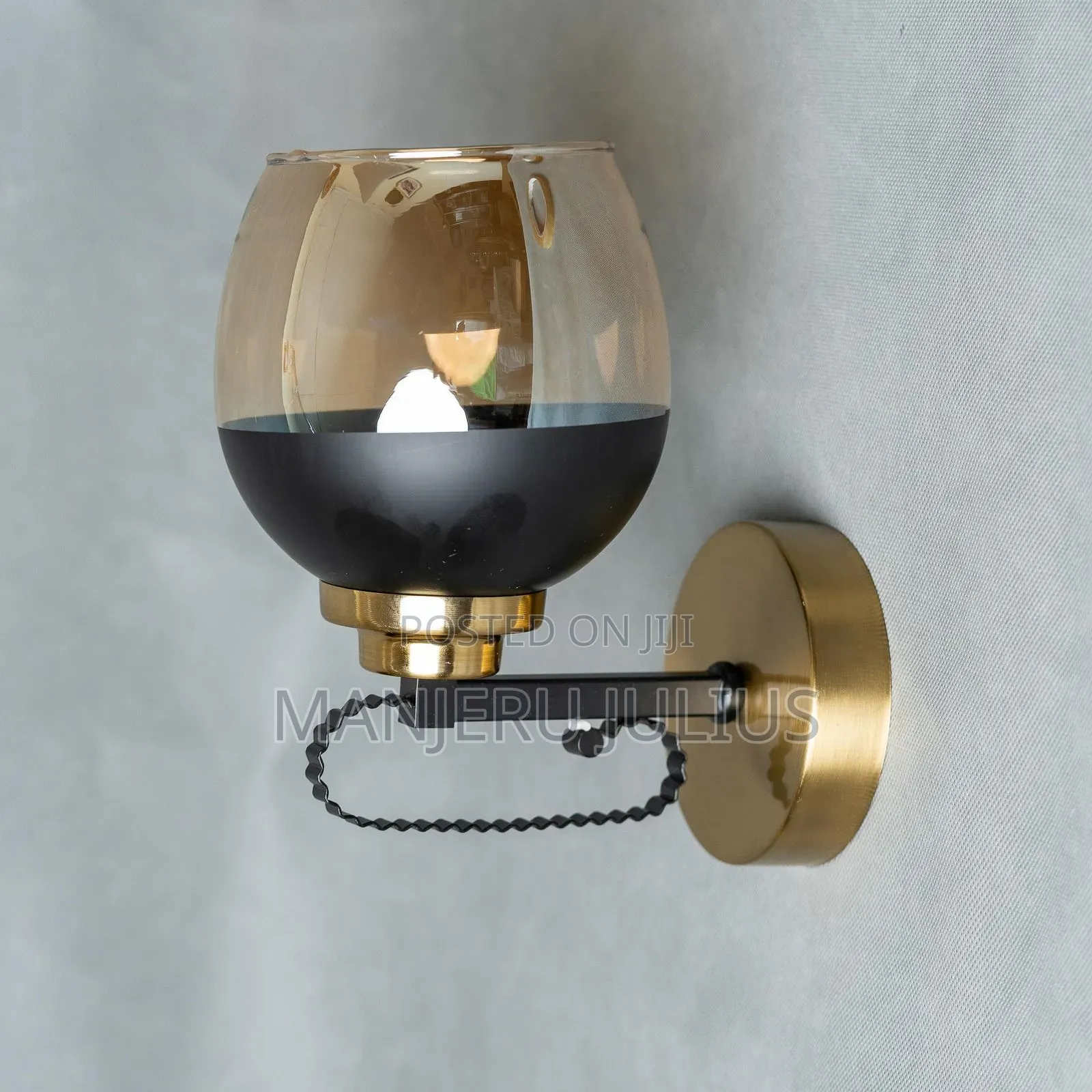 Golden and Black Wall Bracket