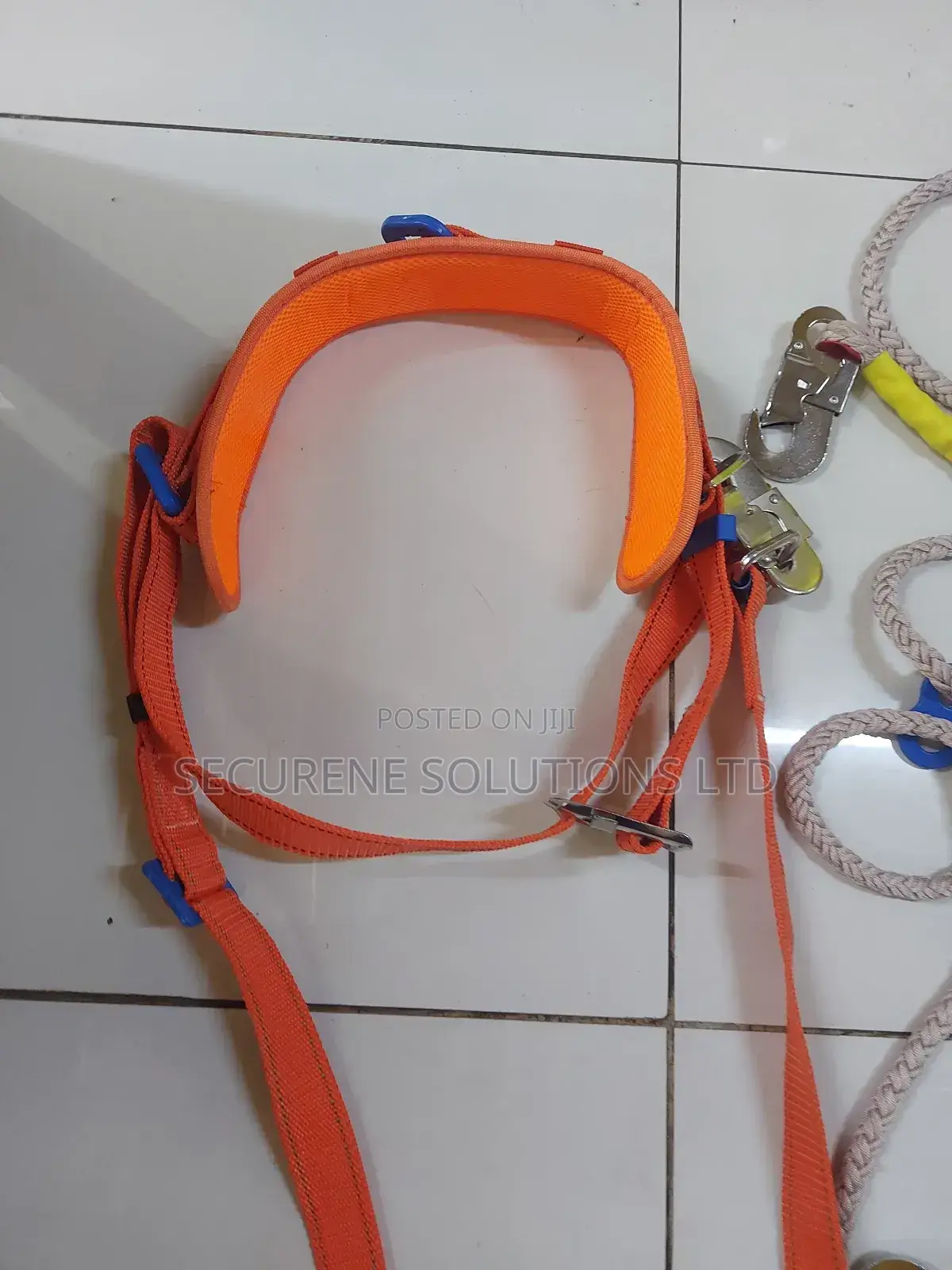 Body Harness With Two Safety Rope (Gray Rope)