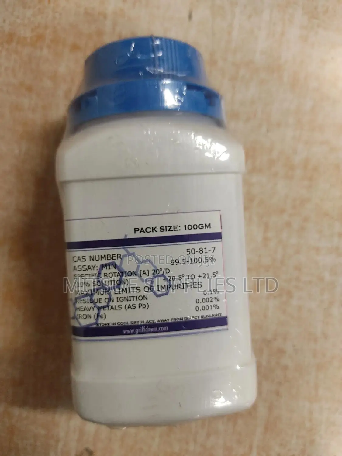 Ascorbic Acid Lr 100g Griffchem