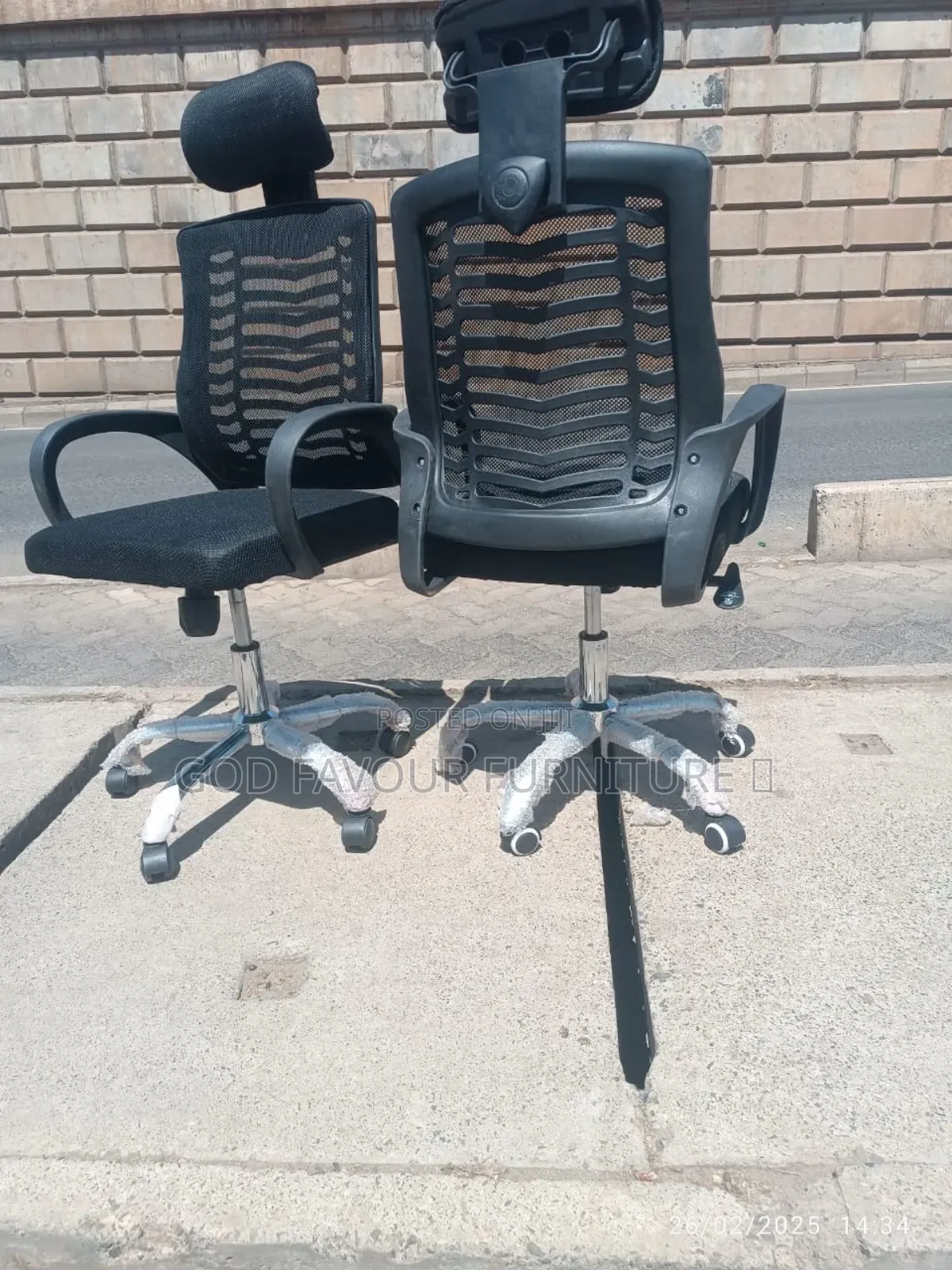 Elegant Office Chair With Headrest Kj6yg