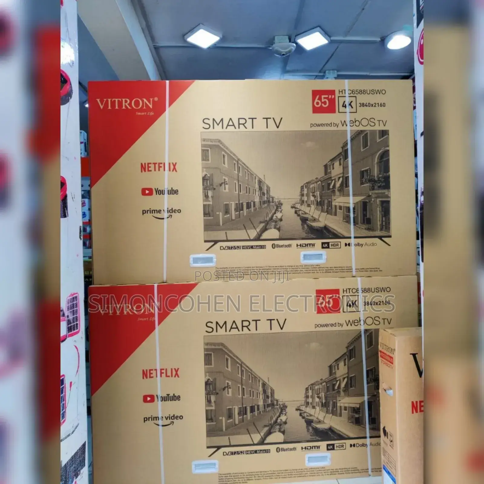 Vitron 65 Inches Webos Smart Frameless Tv