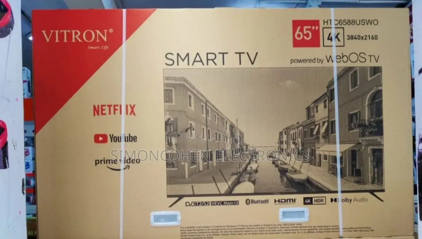 Vitron 65 Inches Webos Smart Frameless Tv
