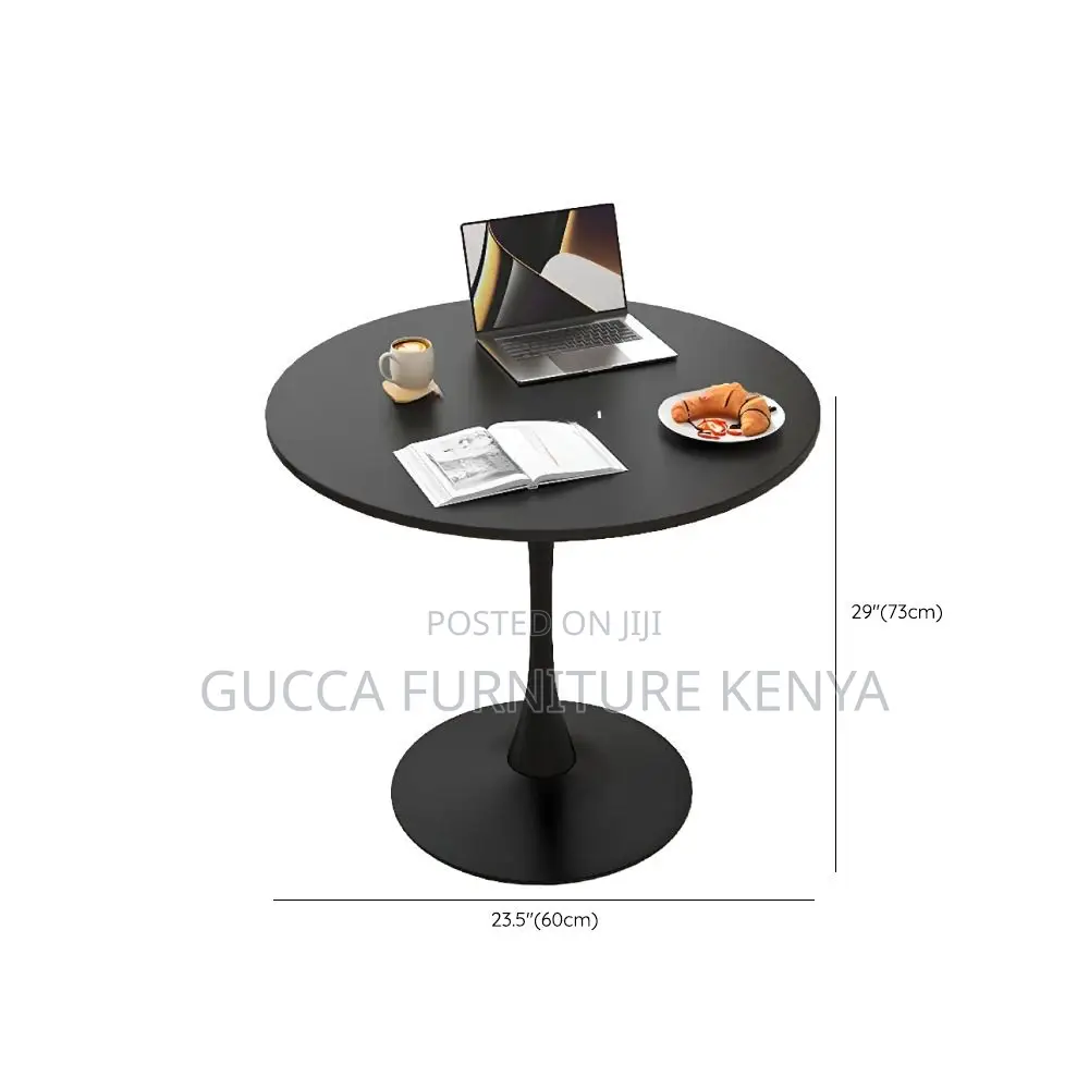 Dining Tables: Office Scratch-Durable Round Dining Table