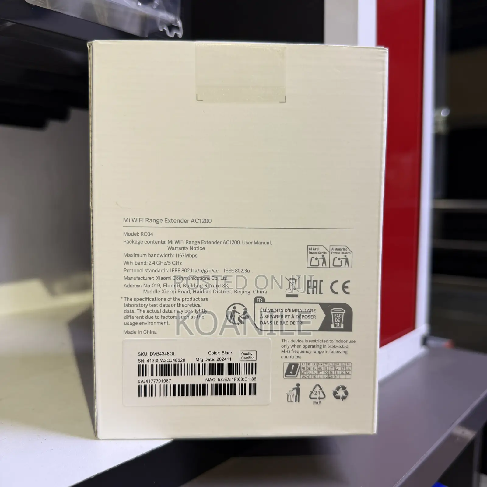 Xiaomi Mi Wifi Dual Band Range Extender Ac1200!!