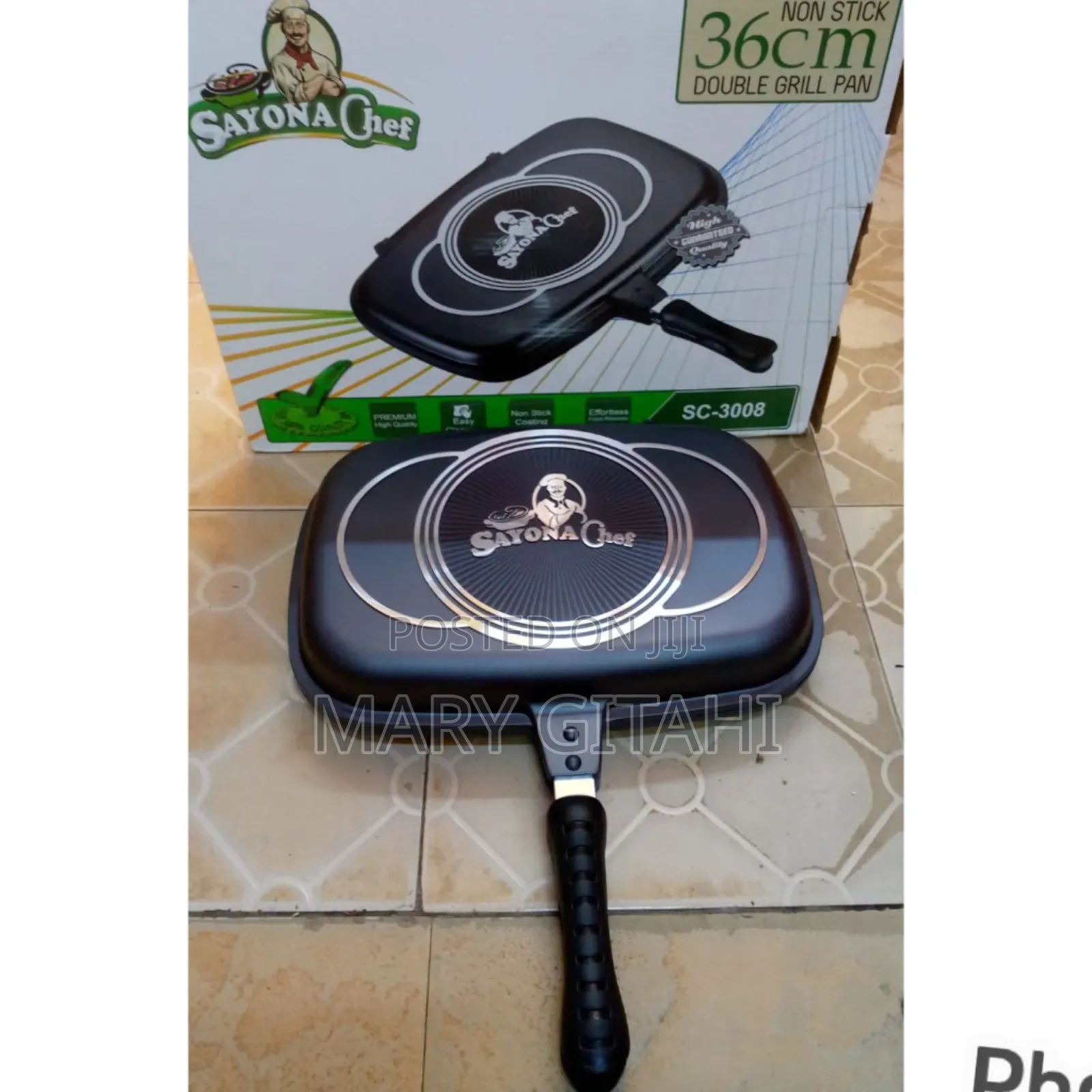 Double Grill Pan36 Cm Sayona