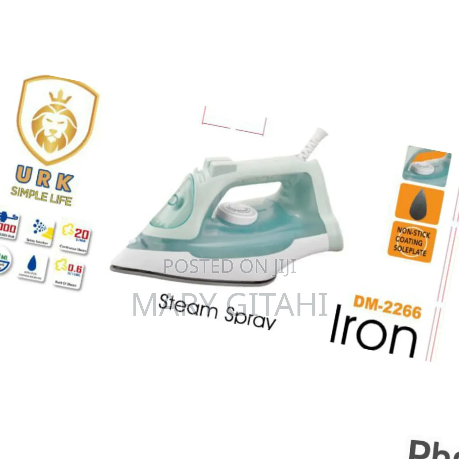 Eurochef Steam Iron Box at 