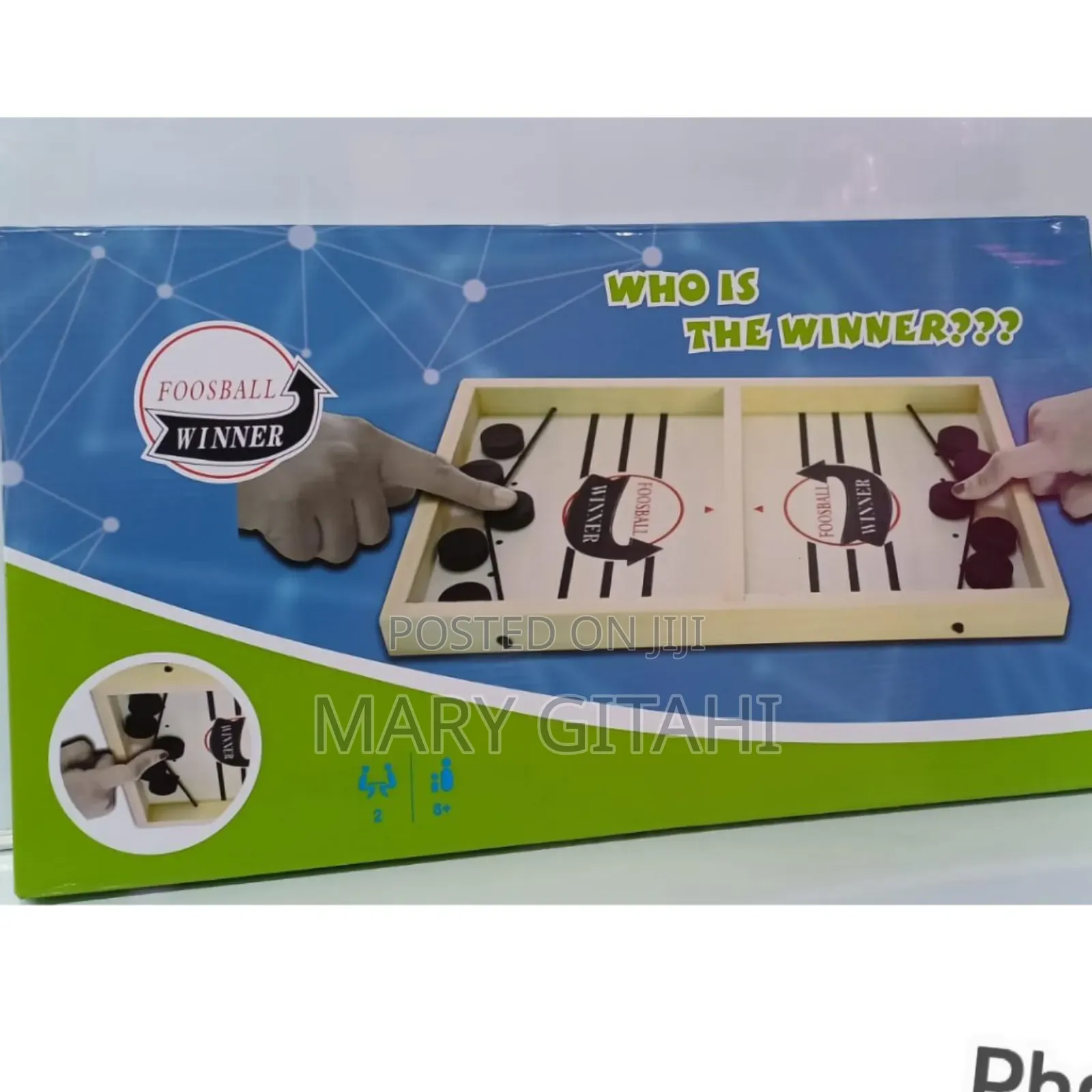 *Foosball Game*
 Size: Large 
 Wooden Material 
 L. At 