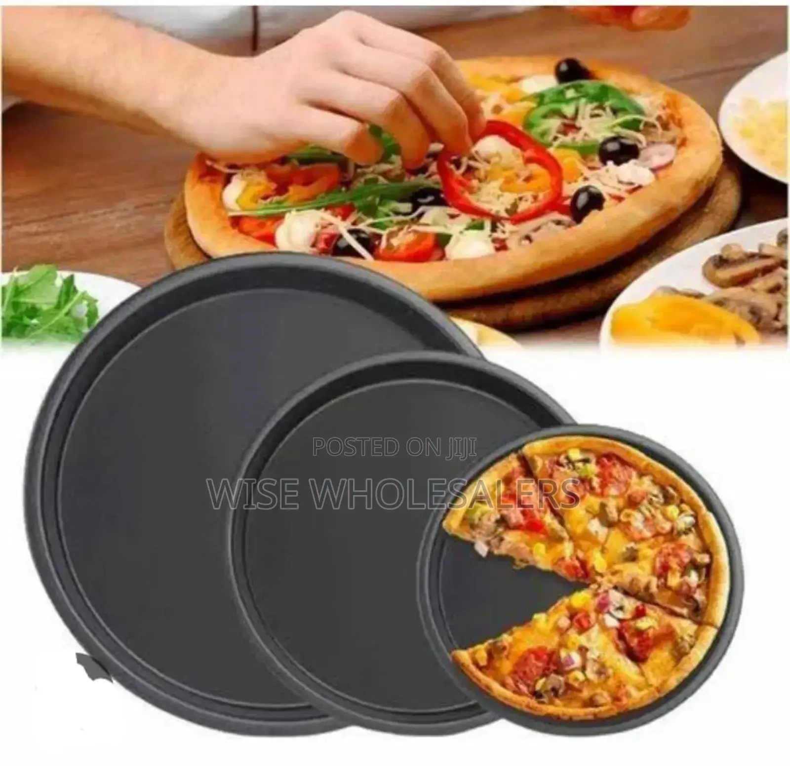 3 Pcs Pizza Pan 3 Pcs Pizza Pan At